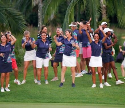 La joie des joueuses réunionnaise présentes sur ce final