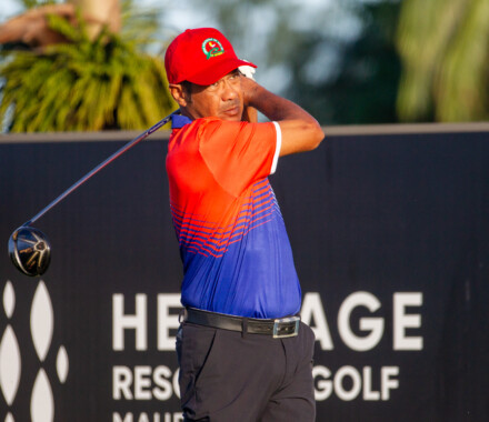 Fred Lam Soo, l'un des deux réunionnais au départ