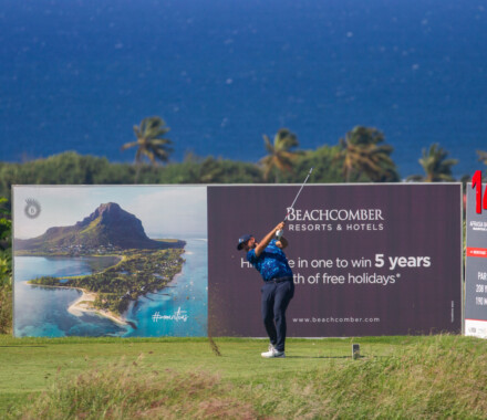Alexander Levy au départ du trou N°14