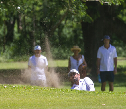 Sublime sortie de bunker de Matthieu Pavon au trou N°6
